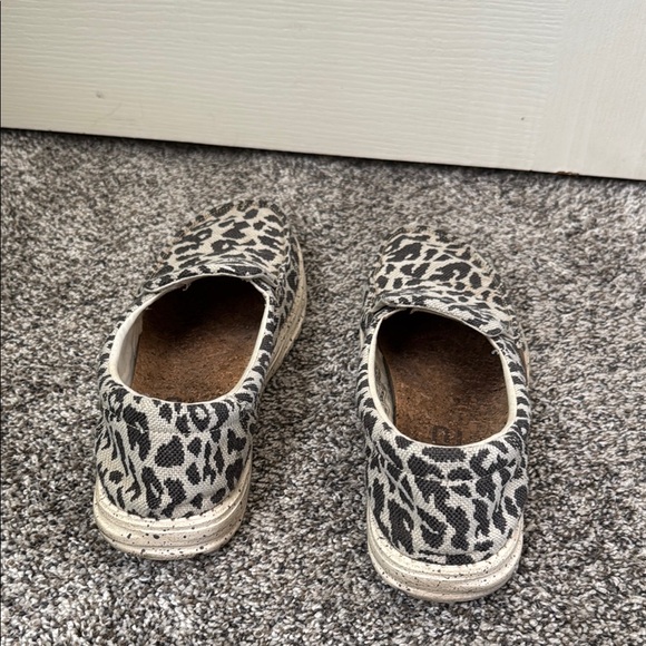 Leopard Print Slip-On Hey Dudes Shoes - Picture 5 of 5